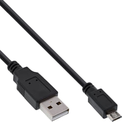 InLine S-31710 câble USB 1 m USB 2.0 USB A Micro-USB B Noir