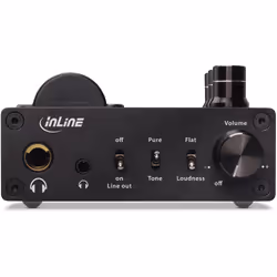 InLine 99207I amplificateur audio Maison Noir