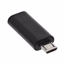 InLine 33302I changeur de genre de câble micro USB male USB C Noir