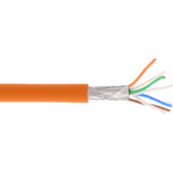 InLine 76899O, 100 m, Cat6a, S/FTP (S-STP)