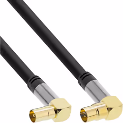 InLine 69210G, 10 m, Type F, Type F, Noir