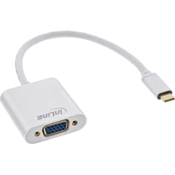 InLine 64104S câble vidéo et adaptateur 0,2 m USB Type-C VGA (D-Sub) Argent