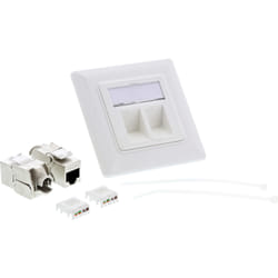 InLine 76832A boîte de jonction réseau Cat6a Blanc