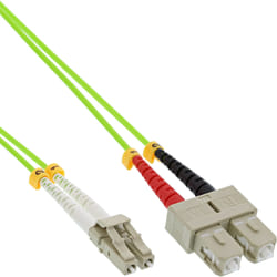InLine 88642Q câble de fibre optique 2 m 2x LC 2x SC OM5 Vert
