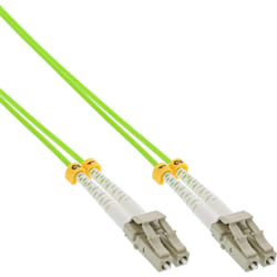 InLine 88544Q câble de fibre optique 0,5 m 2x LC OM5 Vert