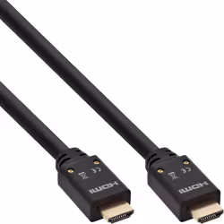 InLine 17510B, 10 m, HDMI Type A (Standard), HDMI Type A (Standard), 18 Gbit/s, Canal de retour audio (ARC, Audio Return Chan ...