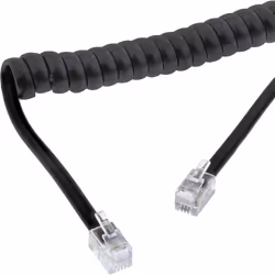 InLine 18895I, 4 m, RJ-10, RJ-10, Noir, Mâle, Mâle