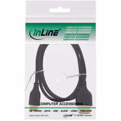 InLine 17533C câble HDMI 0,3 m HDMI Type A (Standard) HDMI Type C (Mini) Noir