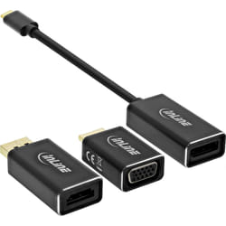InLine 64109B câble vidéo et adaptateur 0,1 m Noir