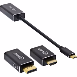 InLine 64109B câble vidéo et adaptateur 0,1 m Noir