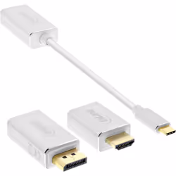 InLine 64109S adaptateur graphique USB 3840 x 2160 pixels Argent
