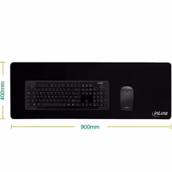 InLine 55451S tapis de souris Noir