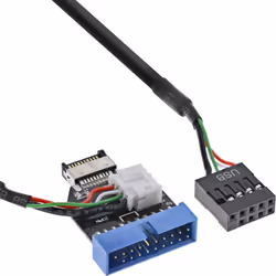 InLine 33446A, USB Type-A, USB 3.2 Gen 1 (3.1 Gen 1), Multicolore, PC, Ampoule