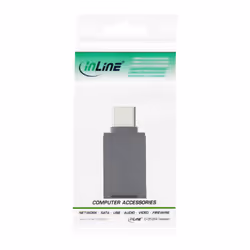 InLine 35805 changeur de genre de câble USB Type-C male USB 3.1 A Noir