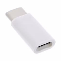 InLine 33303I changeur de genre de câble USB type C male microUSB2.0 Blanc