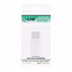 InLine 33303I changeur de genre de câble USB type C male microUSB2.0 Blanc