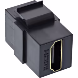 InLine 76202M changeur de genre de câble HDMI A Noir