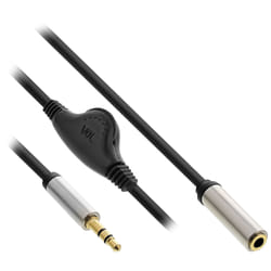 InLine 99253B câble audio 0,25 m 3,5mm Noir