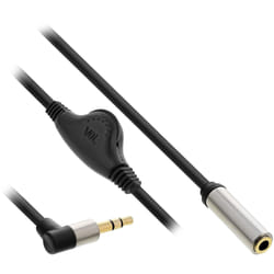 InLine 99253C câble audio 0,25 m 3,5mm Noir