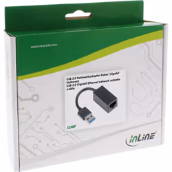 InLine 33380F changeur de genre de câble USB Type-A RJ-45 Noir