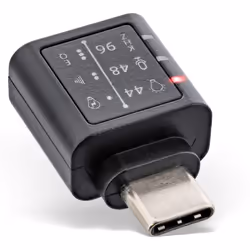 InLine 33054A, USB Type-C, 3,5 mm, Noir