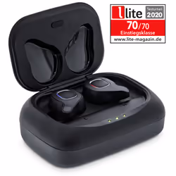InLine 55356T, True Wireless Stereo (TWS), 20 - 20000 Hz, Appels/Musique, Casque, Noir