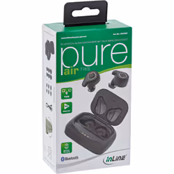 InLine 55356T écouteur/Écouteur TWS Micro-USB Bluetooth Noir - Vue supplémentaire 10