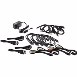 InLine 62644I commutateur écran, clavier et souris Noir, Gris