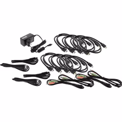 InLine 62654I commutateur écran, clavier et souris Noir, Gris