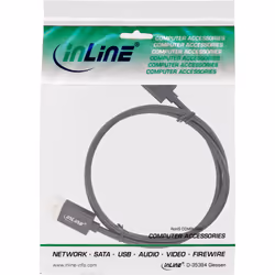 InLine 17211S câble DisplayPort 1,5 m Noir
