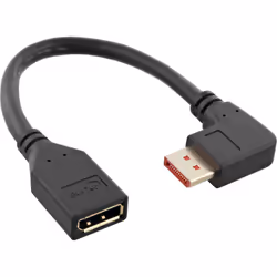 InLine 17159R, 0,15 m, DisplayPort, DisplayPort, Mâle, Femelle, 7680 x 4320 pixels