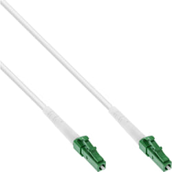 InLine 88202 câble de fibre optique 2 m LC OS2 Blanc