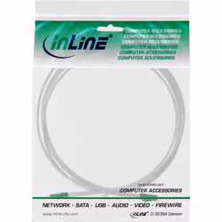 InLine 88202 câble de fibre optique 2 m LC OS2 Blanc