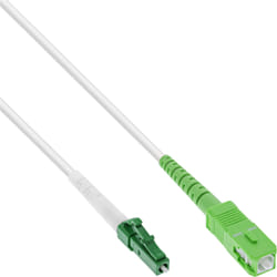 InLine 88430 câble de fibre optique 30 m LC SC FTTH OS2 Blanc