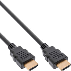 InLine 17901A câble HDMI 1 m HDMI Type A (Standard) Noir