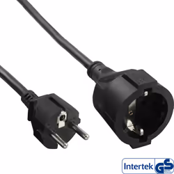InLine 16401, 1,5 m, CEE7/7, CEE7/7, H05VV-F3G, 230 V