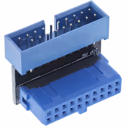 InLine 33448O, USB Type-A, USB 3.2 Gen 1 (3.1 Gen 1), Multicolore, PC, Femelle, Mâle