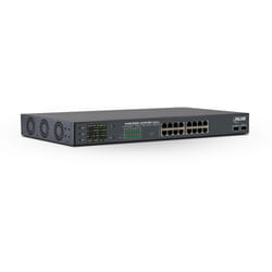 InLine 32316P commutateur réseau Gigabit Ethernet (10/100/1000) Connexion Ethernet, supportant l'alimentation via ce port (PoE) 1U Noir
