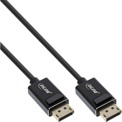 InLine 15402P câble DisplayPort 2 m Noir