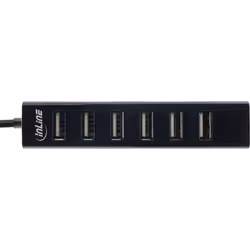 InLine 33293D hub & concentrateur USB 3.2 Gen 1 (3.1 Gen 1) Type-A 480 Mbit/s Noir