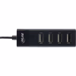 InLine 33293H hub & concentrateur USB 3.2 Gen 1 (3.1 Gen 1) Type-A 480 Mbit/s Noir