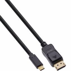 InLine 64125, 5 m, USB Type-C, DisplayPort, Mâle, Mâle, Droit