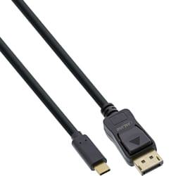 InLine 64125 câble vidéo et adaptateur 5 m USB Type-C DisplayPort Noir