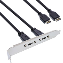 InLine 33446K carte et adaptateur d'interfaces Interne USB Type-C