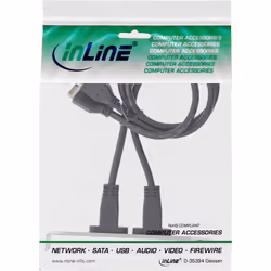 InLine 33446K carte et adaptateur d'interfaces Interne USB Type-C