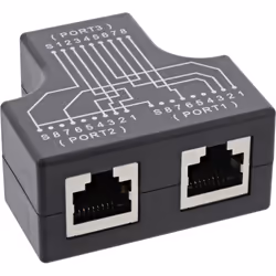 InLine 69995B, Cat5e, Noir, Femelle/Femelle, Sac en polyéthylène