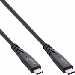 InLine 35901I, 1 m, USB C, USB C, USB4 Gen 3x2, 40000 Mbit/s, Noir