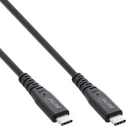 InLine 35901I câble USB 1 m USB4 Gen 3x2 USB C Noir