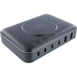 InLine 31517K chargeur d'appareils mobiles Universel Noir Secteur Recharge sans fil Charge rapide Intérieure