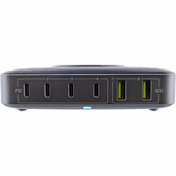 InLine 31517K chargeur d'appareils mobiles Universel Noir Secteur Recharge sans fil Charge rapide Intérieure